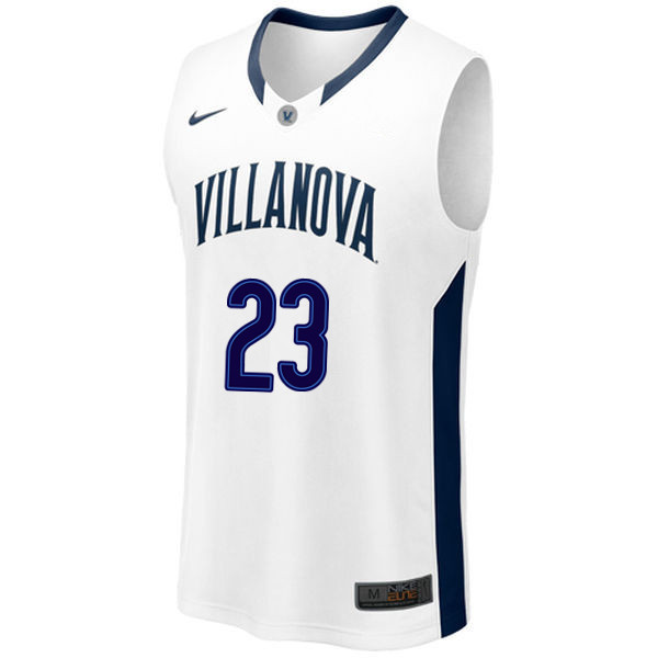 Men #23 Jermaine Samuels Villanova Wildcats College Basketball Jerseys Sale-White